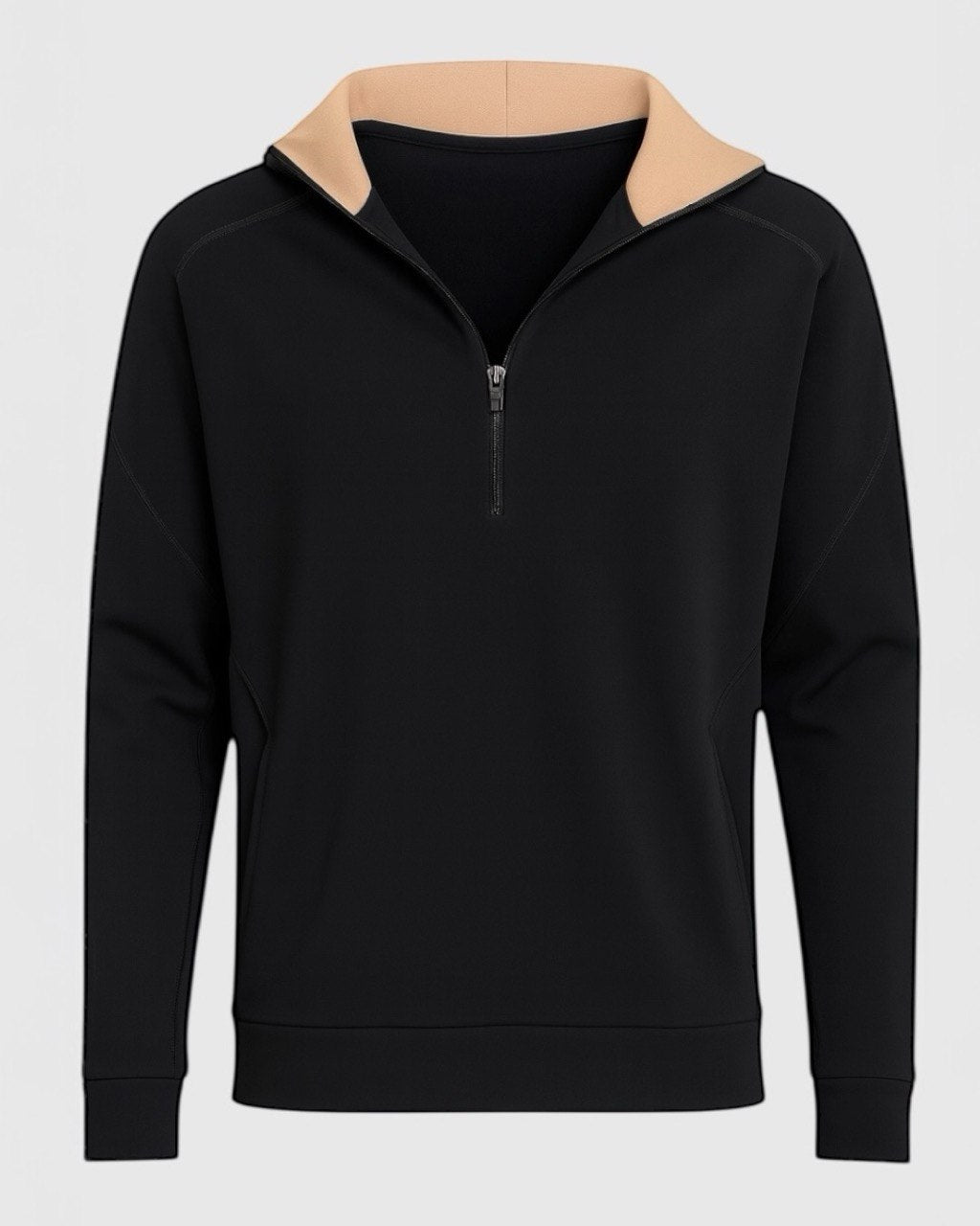 Camiseta de manga larga de running de tejido italiano premium Carvico