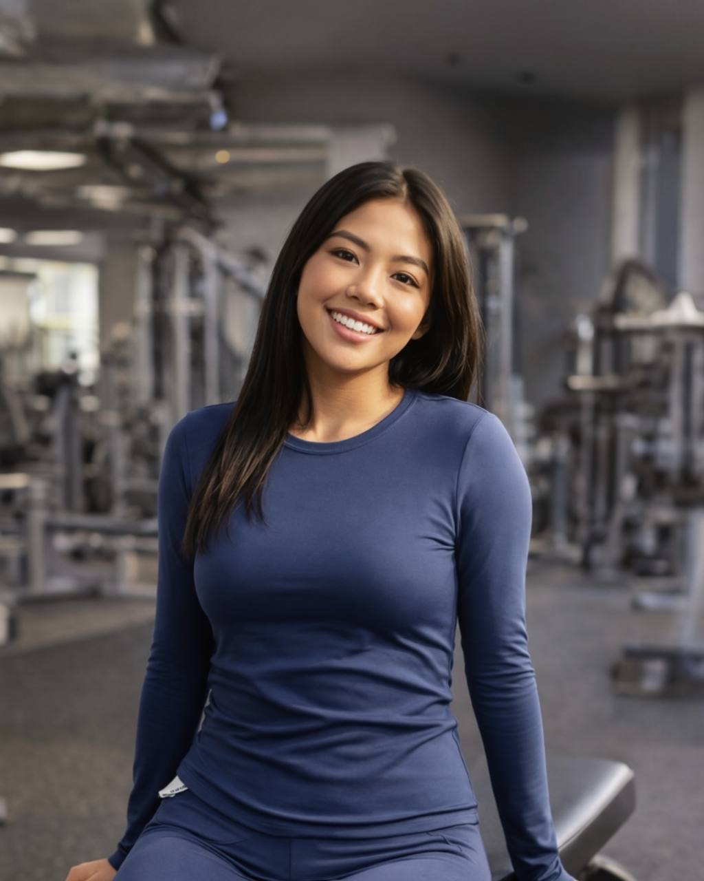  Базовий лонгслів для бігу, фітнесу та йоги